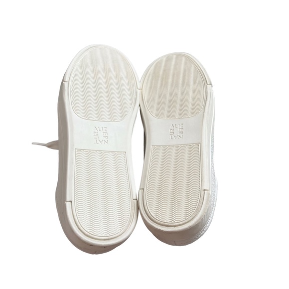 Naturalizer Women’s Slip-on Shoes Adria White Leather Tan Suede Casual Size 7.5 - Picture 3 of 8